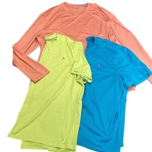 3 Reel Legend Mens XL Fishing Shirt outdoors moisture wicking cooling EUC